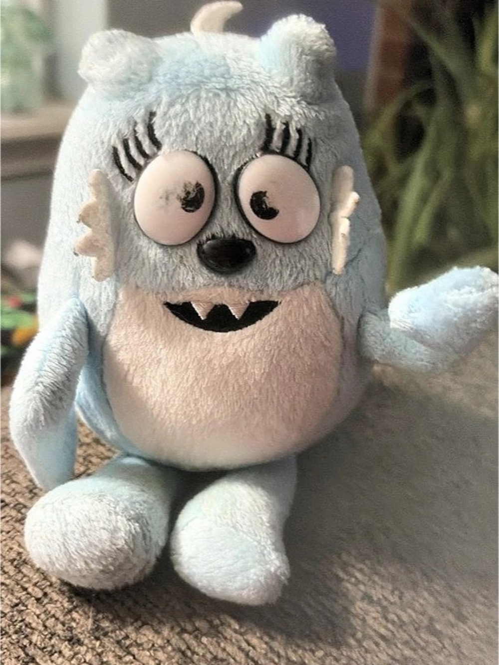 Blue Monster Plush Toy